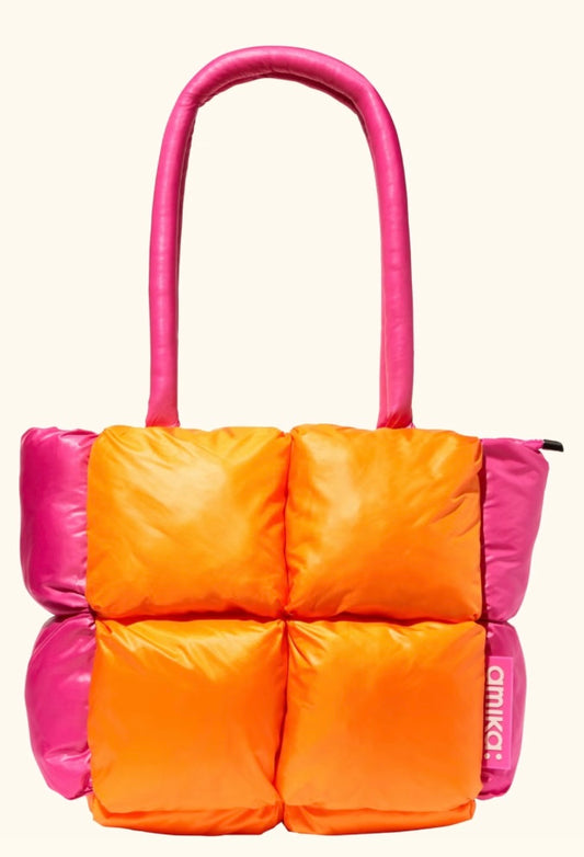 Amika Holiday Quilted Tote Bag
