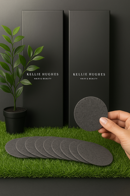 Black, Exfoliating, Reusable Sponges (20).